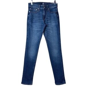 Hollister Stacked Skinny Jeans W28 L30‎ Advanced Stretch Denim Blue